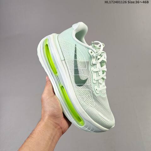 Nike VOMERO PREMIUM ReactX Air Zoom Light Green Neon Green Black EU 36-46 Running Shoe - Unisex (BS-63030)