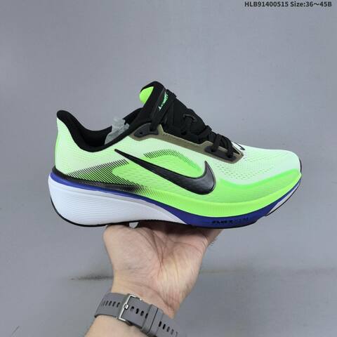 Nike Pegasus 42 Zoom White Black Silver Blue EU 36-45 Running Shoe - Unisex (BS-60328)