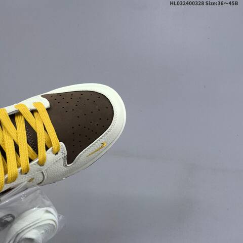 Nike Dunk SB Low Beige Brown Yellow White EU 36-45 Skate Shoe - Unisex (BS-61067)