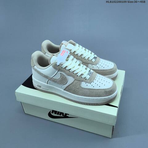 Nike Air Force 1 07 LV8 Dark Grey Orange Black EU 36-45 Sneaker - Unisex (BS-62123)