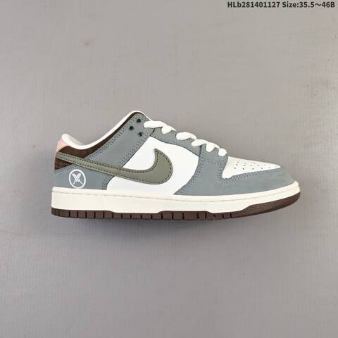 Nike SB Dunk Low Off White Grey Brown Pink EU 35 5-46 Skate Shoe - Unisex (BS-63011)