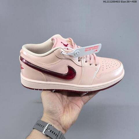 Air Jordan 1 Low Valentine s Day AIR JORDAN 1 Aj1 Lifestyle (BS-66335)