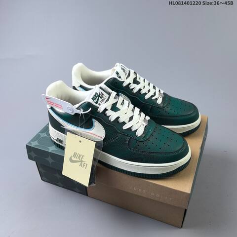 Nike Air Force 1 07 Dark Green Sail Light Blue EU 36-45 Sneaker - Unisex (BS-62540)