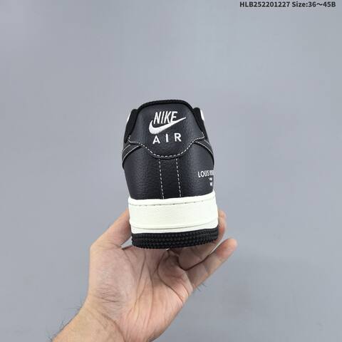 Nike Air Force 1 07 Low Off White Black Dark Gray EU 36-45 Sneaker - Unisex (BS-62384)