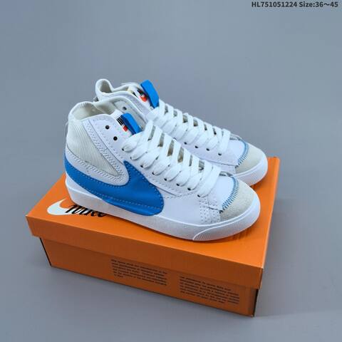 Nike Blazer Mid 77 Jumbo White Purple Pink Light Blue Orange EU 36-45 Skate Shoe - Unisex (BS-62485)