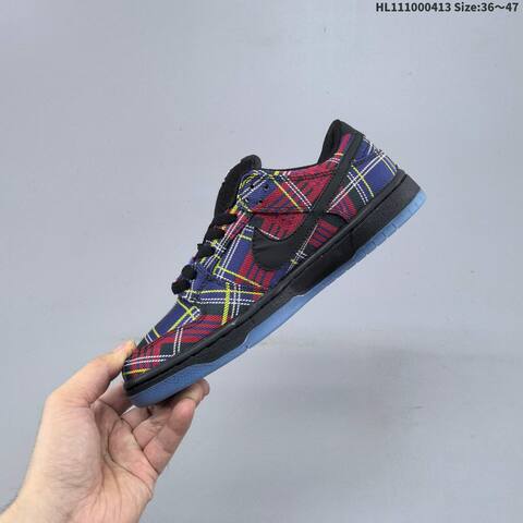 Nike SB Dunk Low Black Red Blue Yellow EU 36-47 Skate Shoe - Unisex (BS-60772)