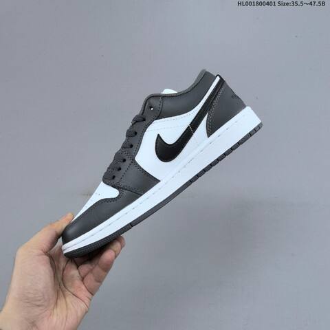 Air Jordan 1 Low Lron Grey AIR JORDAN 1 Aj1 Lifestyle (BS-66367)