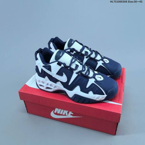Nike Air More Uptempo Low White Black Red EU 36-45 Basketball Shoe - Unisex (BS-61420)