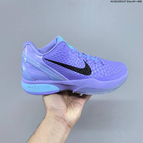 Nike Zoom Kobe 6 Protro Purple Orange Black Blue Green EU 40-46 Basketball Shoe - Men's (BS-61724)