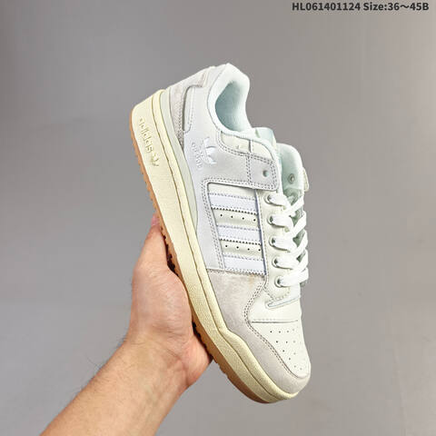 Adidas Forum Low White Black Cream Gum EU 36-45 Skate Shoe - Unisex (BS-65484)