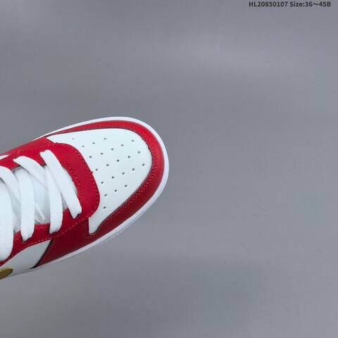 Nike Court Borough Low 2 White Red Gold EU 36-45 Skate Shoe - Unisex (BS-62161)