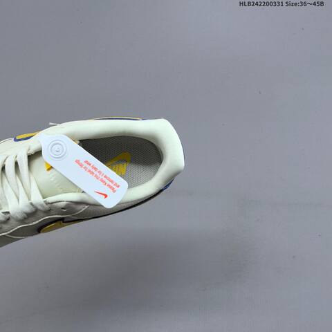 Nike Air Force 1 07 Low Sail Yellow Blue EU 36-45 Sneaker - Unisex (BS-61009)