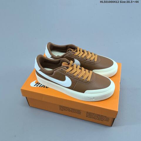 Nike Court Shot Pink White Gum Brown EU 38 5-44 Skate Shoe - Unisex (BS-60791)