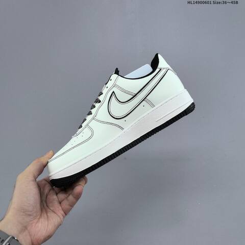 Nike Air Force 1 Low Stussy Off White Navy Black EU 36-45 Sneaker - Unisex (BS-60019)