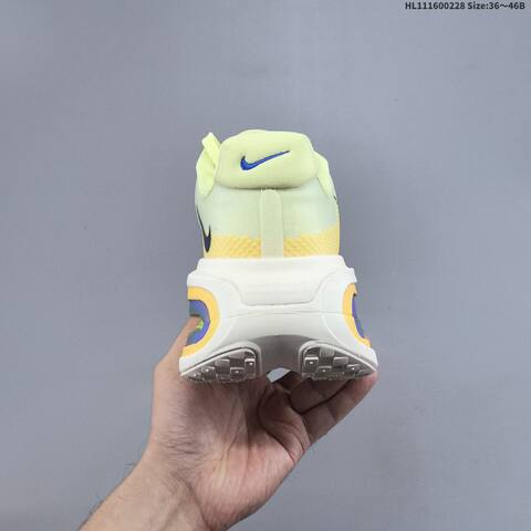 Nike Air Zoom Vomero Premium Pale Yellow Cream Navy Purple Green EU 36-46 Running Shoe - Unisex (BS-61493)