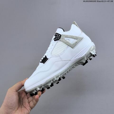 Air Jordan 4 TD White Cement AIR JORDAN 4 Aj4 Lifestyle (BS-66694)