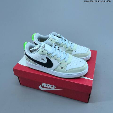 Nike Court Borough Low 2 White Blue EU 35-45 Skate Shoe - Unisex (BS-61790)