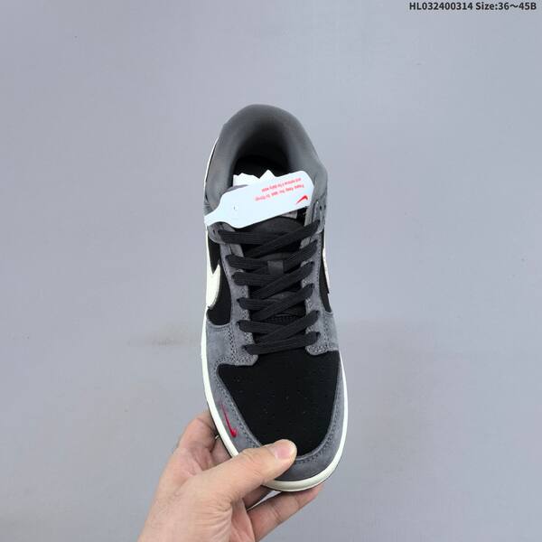 Nike SB Dunk Low black grey white red EU 36-45 skate shoe
