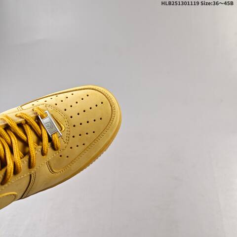 Nike Air Force 1 07 Supreme Wheat Tan Gold Brown EU 36-45 Sneaker - Unisex (BS-63447)