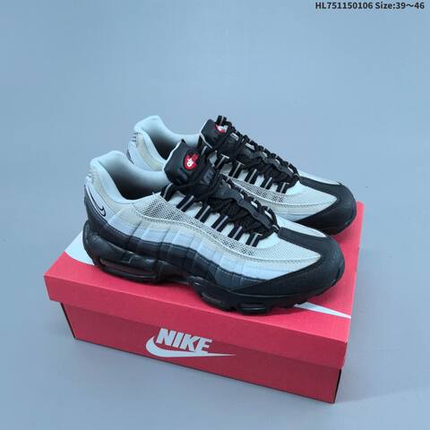 Nike Air Max 95 Dark Grey Black Orange Yellow EU 39-46 Running Shoe - Unisex (BS-62179)