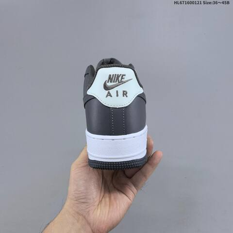 Nike Air Force 1 Low Dark Grey White Black EU 36-45 Sneaker - Unisex (BS-61840)