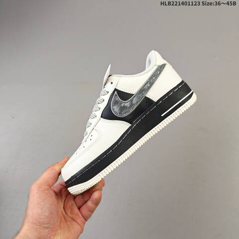 Nike Air Force 1 07 XX3168-206 Light Beige Black White EU 36-45 Sneaker - Unisex (BS-63185)