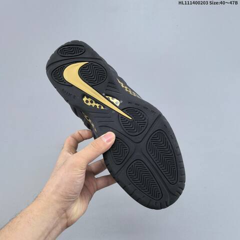 Nike Air Foamposite One Black Metallic Gold EU 40-47 Basketball Shoe - Men's (BS-61564)