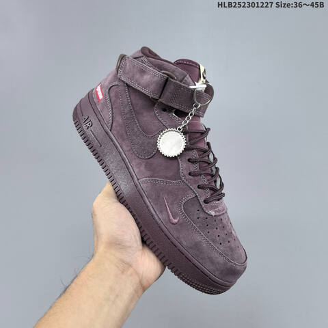 Nike Air Force 1 Mid 07 Supreme DV07 Lifestyle (BS-62389)