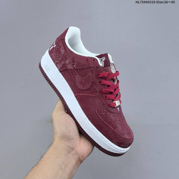 Nike Air Force 1 07 Kobe white burgundy EU 36-45 sneaker