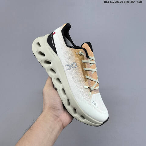 On Running Cloudtilt White Peach Cream Black EU 36-45 Running Shoe Running Sneakers - Unisex (BS-69706)