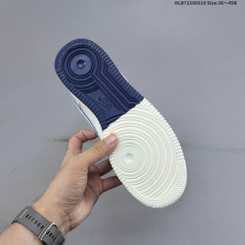 Nike Air Force 1 07 Low Supreme Off White Navy Blue Red EU 36-45 Sneaker - Unisex (BS-60254)