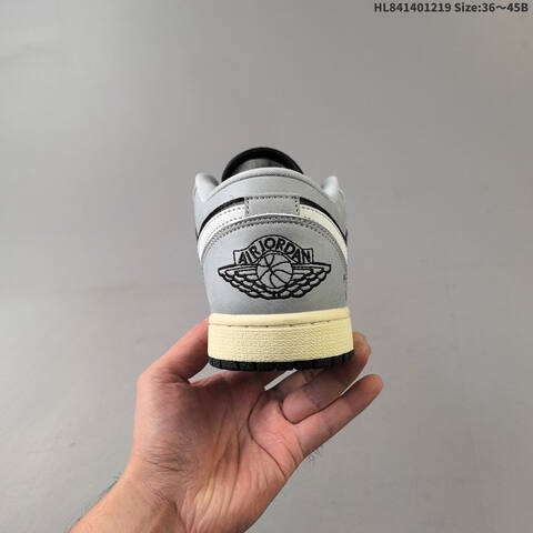 Air Jordan 1 Low Light Smoke Grey AIR JORDAN 1 Aj1 Lifestyle (BS-67363)