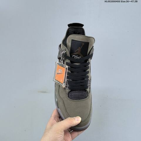 A Ma Maniere x Air Jordan 4 Retro SP Dark Mocha AMM x AIR JORDAN AJ4 Lifestyle (BS-66297)