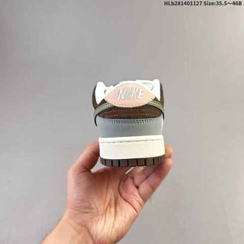 Nike SB Dunk Low Off White Grey Brown Pink EU 35 5-46 Skate Shoe - Unisex (BS-63011)