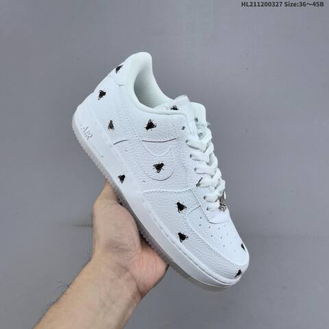 Nike Air Force 1 07 Black White Gold EU 36-45 Sneaker - Unisex (BS-61103)