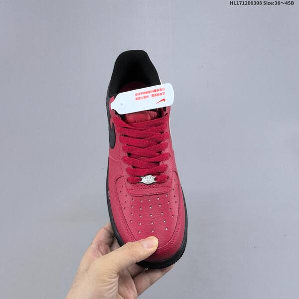 Nike Air Force 1 07 red black EU 36-45 sneaker