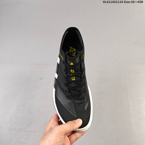Adidas Adizero Adios Pro 5 Black White Yellow EU 36-45 Running Shoe - Unisex (BS-65465)