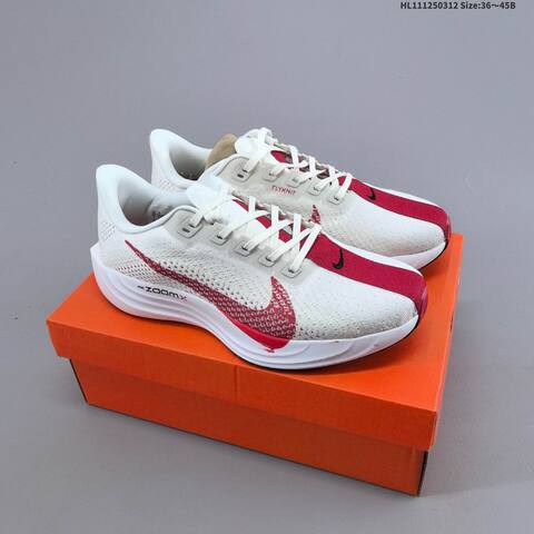 Nike Air Zoom Pegasus Plus Flyknit Black White Grey Pink Light Green EU 36-45 Running Shoe - Unisex (BS-61359)