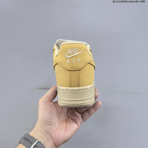 Nike Air Force 1 07 Wheat Beige Light Tan EU 36-45 Sneaker - Unisex (BS-60590)