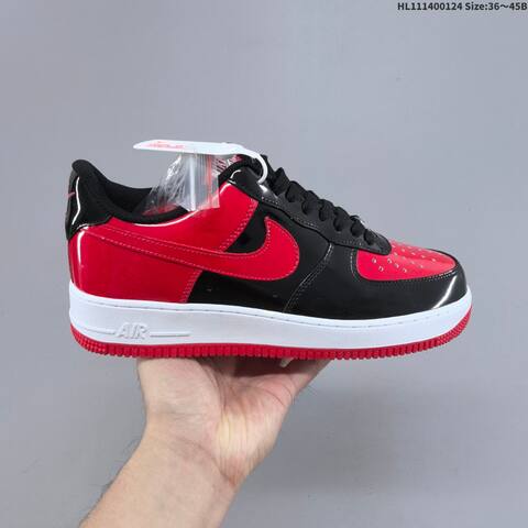 Nike Air Force 1 07 Black Red White EU 36-45 Sneaker - Unisex (BS-61788)