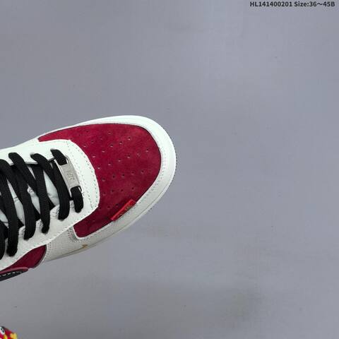 Nike Air Force 1 Low White Red Black Gold EU 36-45 Sneaker - Unisex (BS-61597)