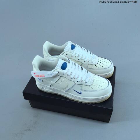 Nike Air Force 1 07 White Beige Grey Orange Neon Green Wheat Tan Gum EU 36 45 Sneaker EU 36-45 - Unisex (BS-60399)
