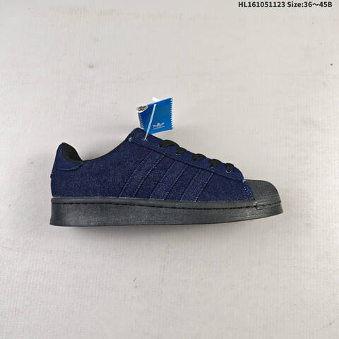Adidas Superstar JS4018 Navy Blue Black EU 36-45 Skate Shoe - Unisex (BS-65519)