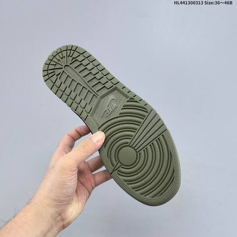 Air Jordan 1 Low OG Medium Olive AIR JORDAN 1 Aj1 Lifestyle (BS-66547)