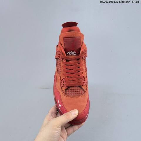 Nigel Sylvester x Air Jordan 4 OG Brick By Brick BIKE AIR JORDAN 4 Aj4 Lifestyle (BS-66406)
