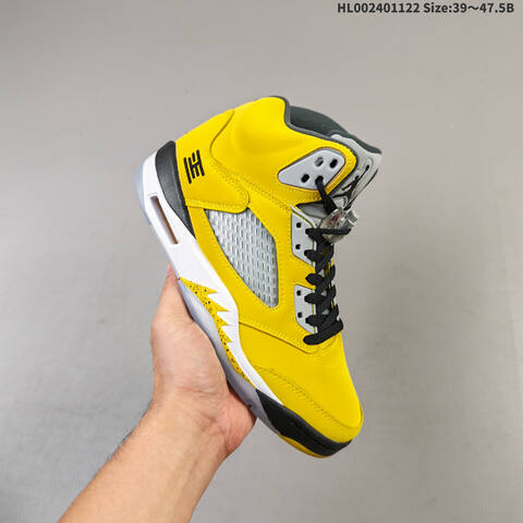 Air Jordan 5 Retro Yellow Multi Replica AIR JORDAN 5 Aj5 5 Replica Tokyo Lifestyle (BS-67729)