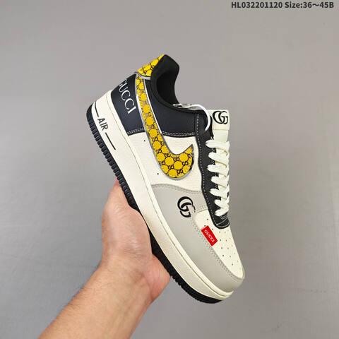 Nike Air Force 1 07 Low Off White Dark Green Grey EU 36-45 Sneaker - Unisex (BS-63425)