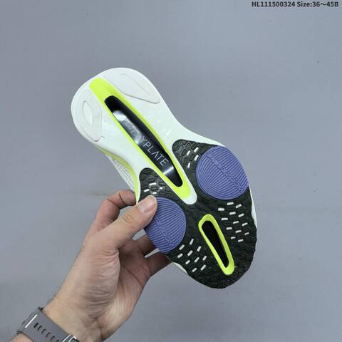 Nike Air Zoom Alphafly Next 3 White Neon Yellow Black Purple EU 36-45 Running Shoe - Unisex (BS-61143)