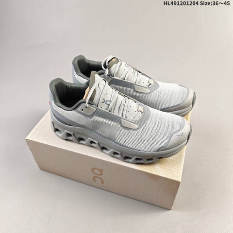 On Cloudmonster Void Cream Beige Black EU 36-45 Running Shoe Running Sneakers - Unisex (BS-69752)