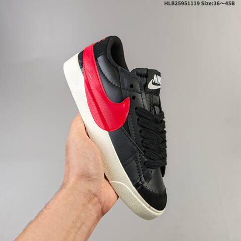 Nike Blazer Low 77 Jumbo DQ1470 White Black Red Grey Sail EU 36 45 Skate Shoe EU 36-45 - Unisex (BS-63445)
